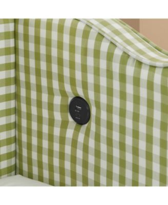 Cozy Daybed with Trundle, USB Port, Linen.