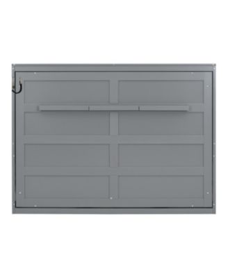 Full Size Murphy Bed Wall Bed, Gray