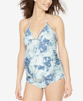 A Pea in the Pod - Maternity Tie-Dye Tankini Swimsuit