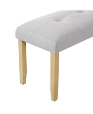 Tufted Upholstered Bench - Bedroom, Dining, Entryway