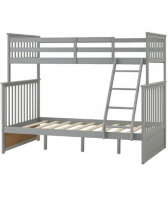 Twin Over Full Wooden Bunk Bed