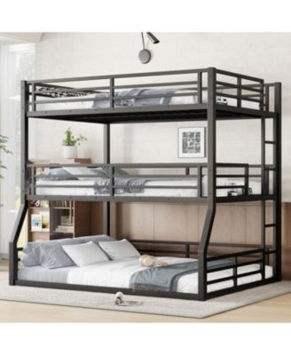 Triple Bunk Bed, Metal, Heavy-Duty
