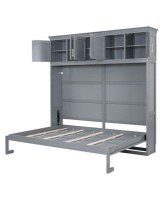 Murphy Bed Wall Bed with Top Cabinets