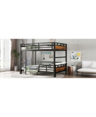 Full XL Bunk/Loft Bed - Vintage Wood