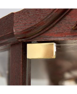 Lighted Corner Curio Cabinet