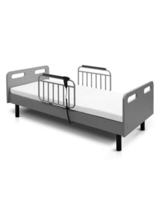 Electric Adjustable Bed with Mattress & Rails