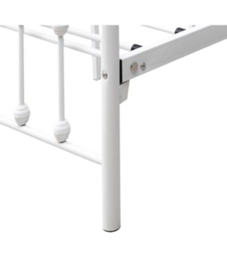  Victorian White Metal Bed Frame