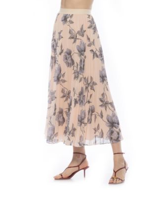 Women's Kesia Midi Pleated Skirt