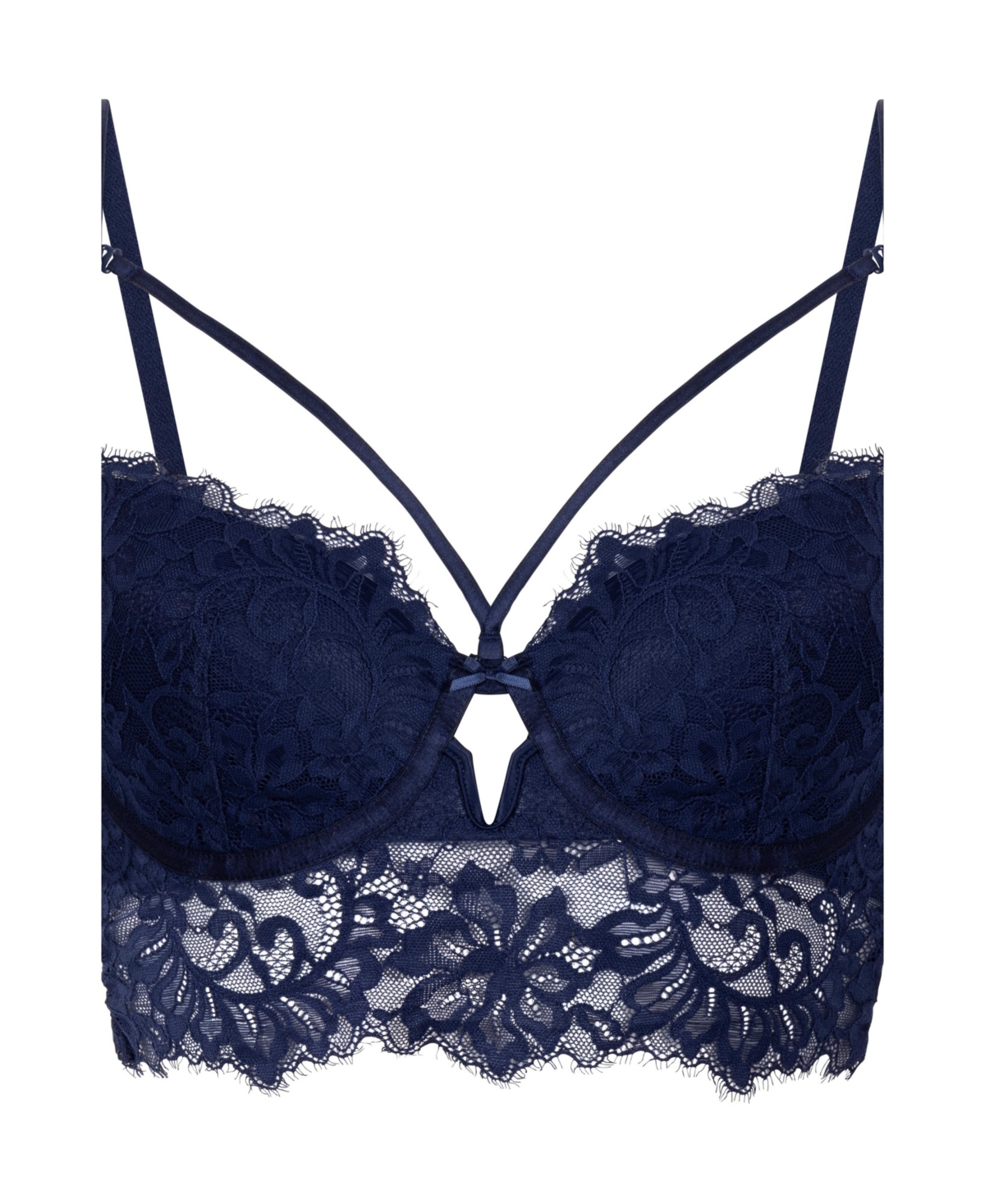 Hunkemoller Women's Isabella Padded Underwired Longline Bra