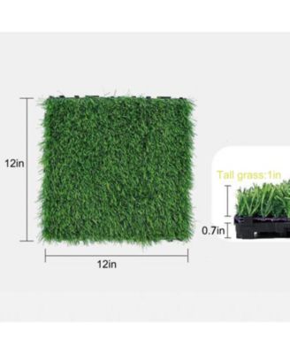 Artificial Grass Tiles 36pcs 12x12