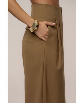 Women's Polished Pleat Trouser
