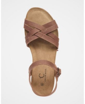 Multistrap Open Toe Flat Sandal