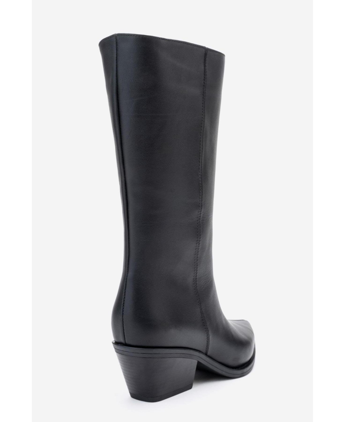 Forever & Always Women's Shoes Juana Leather Pointed Toe Boot (Women)