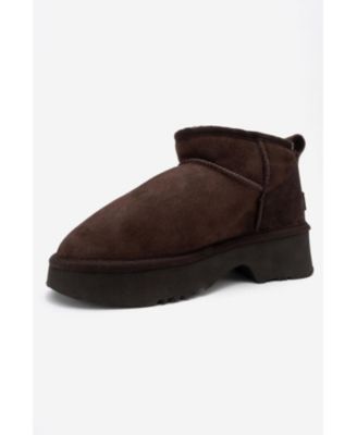 Women Ary Leather Platform Boot