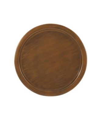 Modern Iron Hourglass Coffee Table - Antique Brown