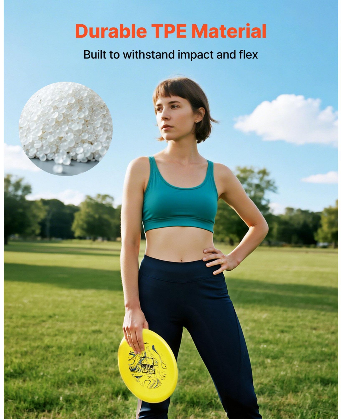 Sugift Disc Golf Set 3-Pack Starter Discs with Putter Mid-Range Driver Pdga Approved