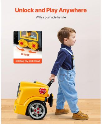 60-Piece Engine Toy with Lights, Sounds & Removable Parts