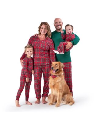 Girls Holiday Family Pajamas Neutral Two Piece Pajamas