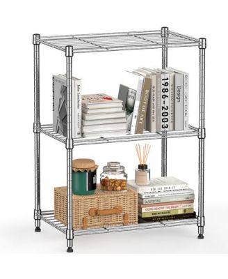 Heavy Duty Storage Shelving Unit, Adjustable Metal Wire Racks Standing Shelf