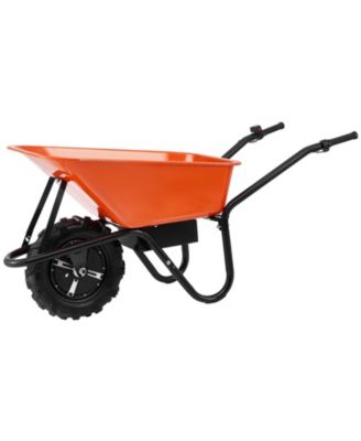 SUGFIT 500W Electric Wheelbarrow with Power Drive & Large Hopper