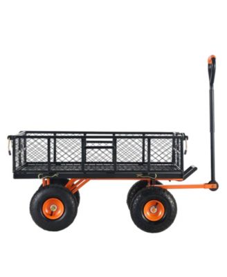 Metal Utility Wagon with 400 lbs Capacity & Dump Function