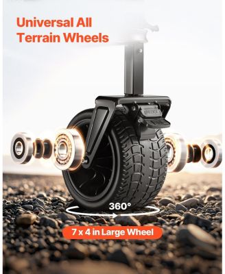 400L Double Decker Collapsible Wagon with Extended Handle & 450 lb Weight Capacity