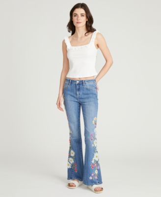 Women's Fab Farrah Daisyland Flare Jeans
