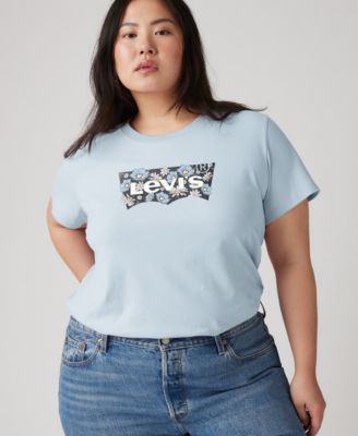 Plus Size Graphic Print Crewneck T-Shirt