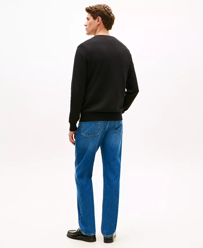 Men's Essential Solid V-Neck Sweater - thumbnail 4