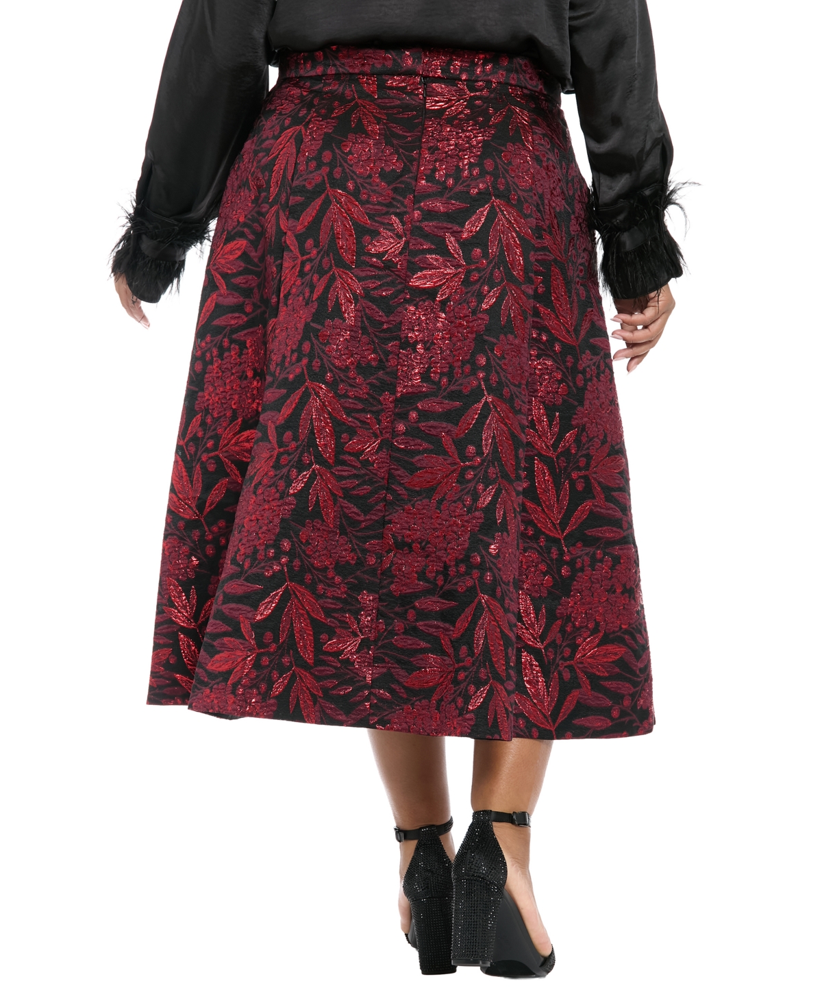 Muse Plus Pleated Ballgown Skirt