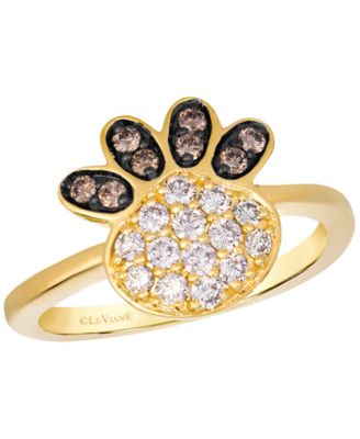 Nude Diamond (0.39 ct. t.w.) & Chocolate Diamond (0.15 ct. t.w.) Ring in 14K Honey Gold