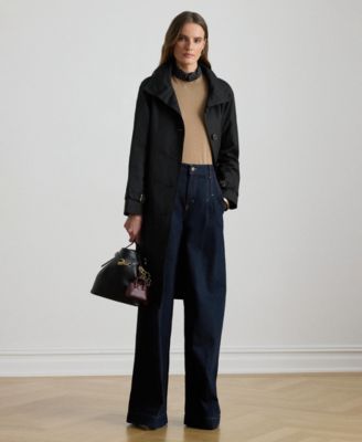 Women's Single Breasted Belted Trench Coat