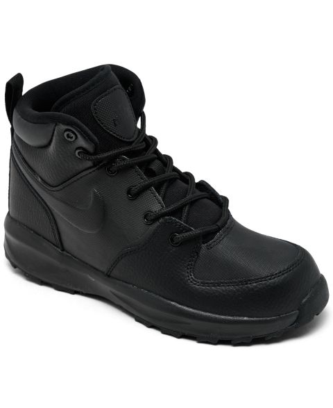 Детские ботинки Nike Manoa 17 Leather, цвет: Чёрный