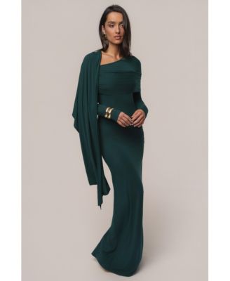 Women's Glitz Asymmetric Maxi Dress