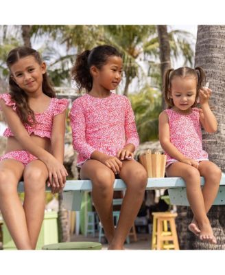 Baby Girls Ditsy Bloom Skirt Swimsuit
