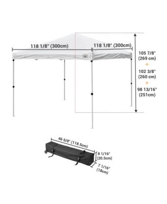 EZ GO 10x10ft Pop Up Canopy Outdoor Instant Tent Tradeshow Art Market