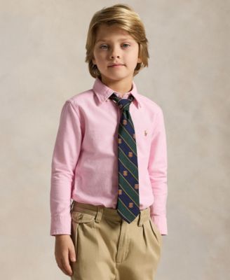 Boys' 2T-7 Cotton Oxford Shirt