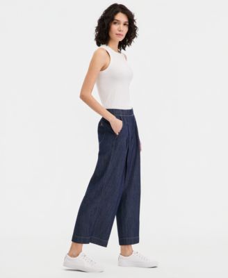 Jeans Women's Pleated-Waist Pants