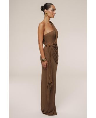 Women's Rich Mocha Wrap Dress