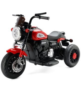 Dual 6V Kids Ride-On Motorcycle, 3-Wheel Toy with Forward/Reverse & Sounds for Ages 1-5