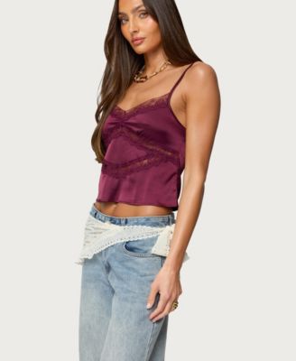 Women's Tamar Satin Effect Tank Top