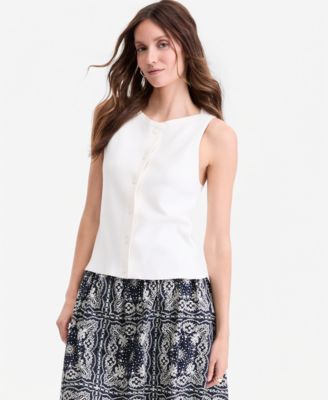 Women's Button-Front Milano Sweater Shell