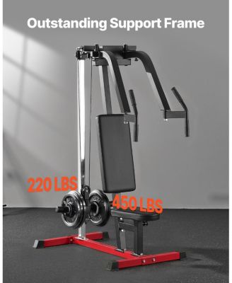 Chest Fly Machine Adjustable Rear Delt and Fly Trainer for Home Gym 450 LB