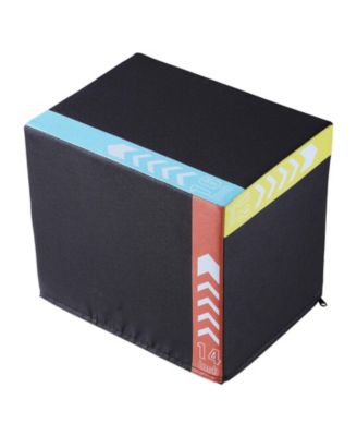3-in-1 Plyo Jump Box 16/14/12" Soft Cotton Agility Training Box