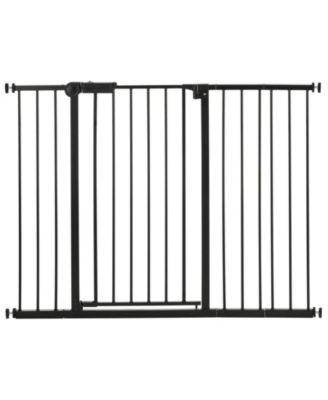 Adjustable Pressure-Mount Safety Gate, 26"-48" Wide, 36" High, Black