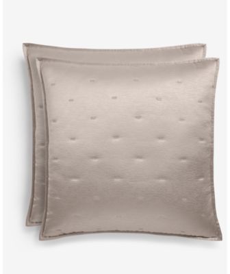 Glint Quilted 2-Pc. European Sham Set, Exclusively at Macy’s