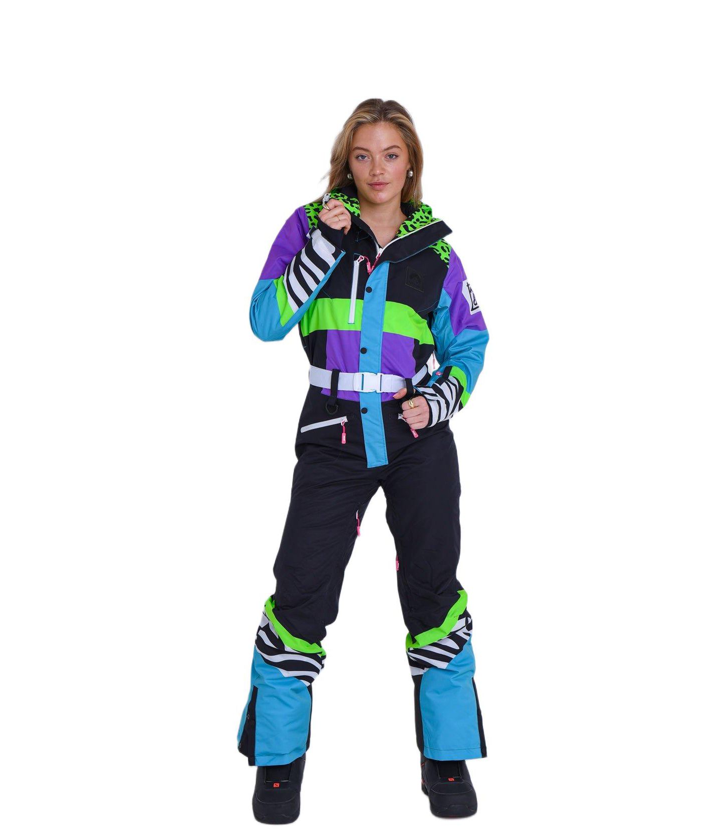 Женские комплекты OOSC Hotel California Ski Suit, цвет: Colorful Ski Suit With Patterns — фото 1