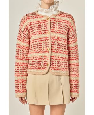 Women's Textured Stripe Jacket