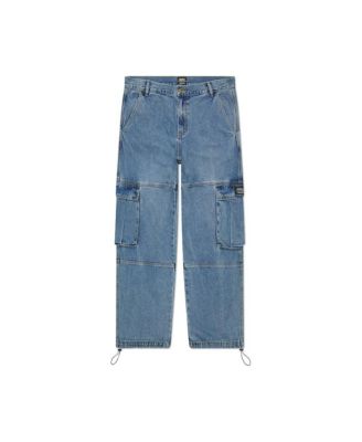 Men's Baggy Denim Cargo Pants