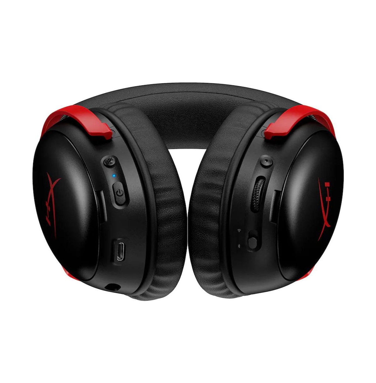 HyperX Pc Gaming Bundle Cloud Iii S Wireless Headset Alloy Core Full-Size Wired Keyboard Pulsefire Haste Wireless Mouse